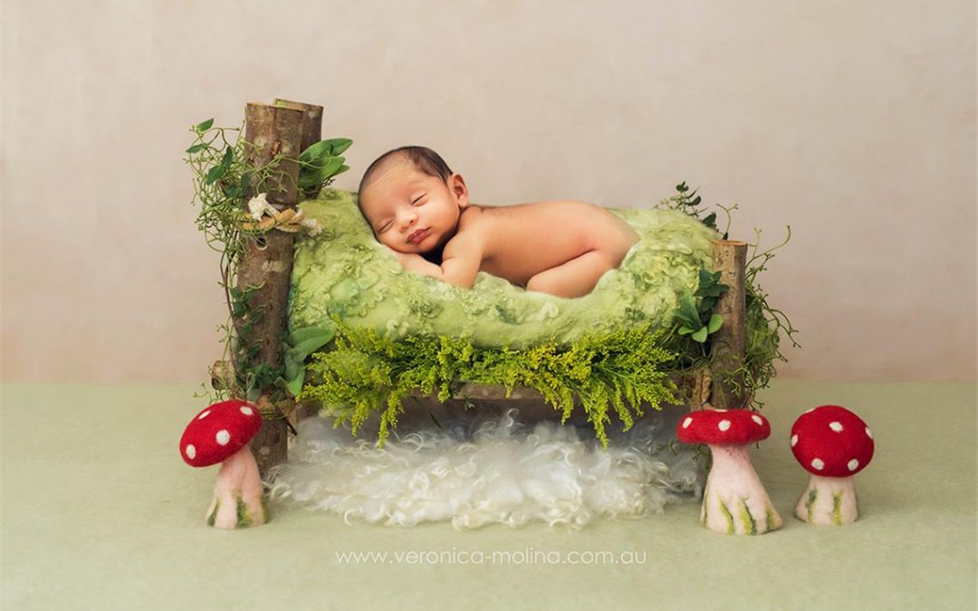 Newborn Baby Studio Photography Session.
